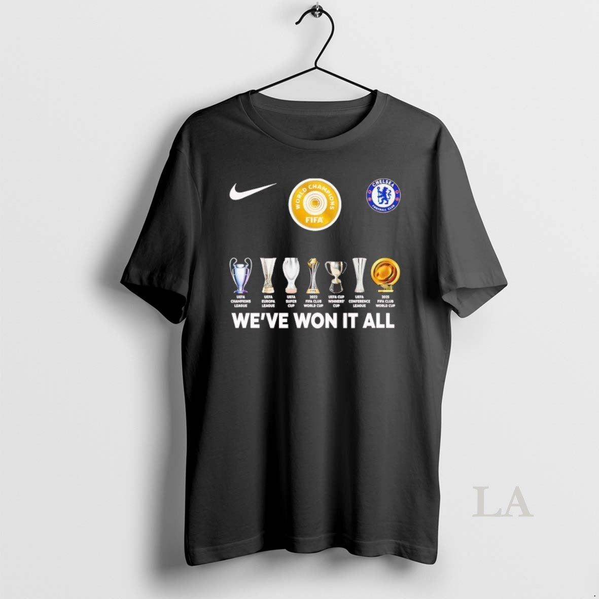Original Chelsea Fc Weve Won It All Trophy World Champions Unisex T-shirt, Sweatshirt, Hoodie, Long Sleeve Tee