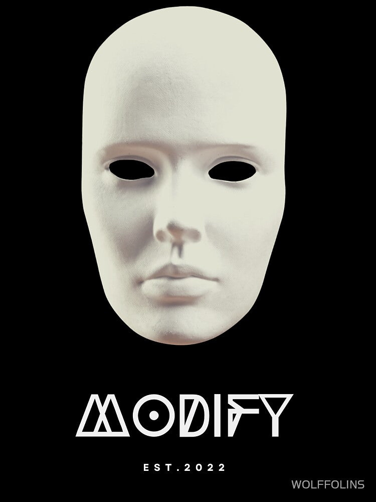 Modern Aesthetic Face Mask by WOLFFOLINS Unisex T-shirt, Sweatshirt, Hoodie, Long Sleeve Tee