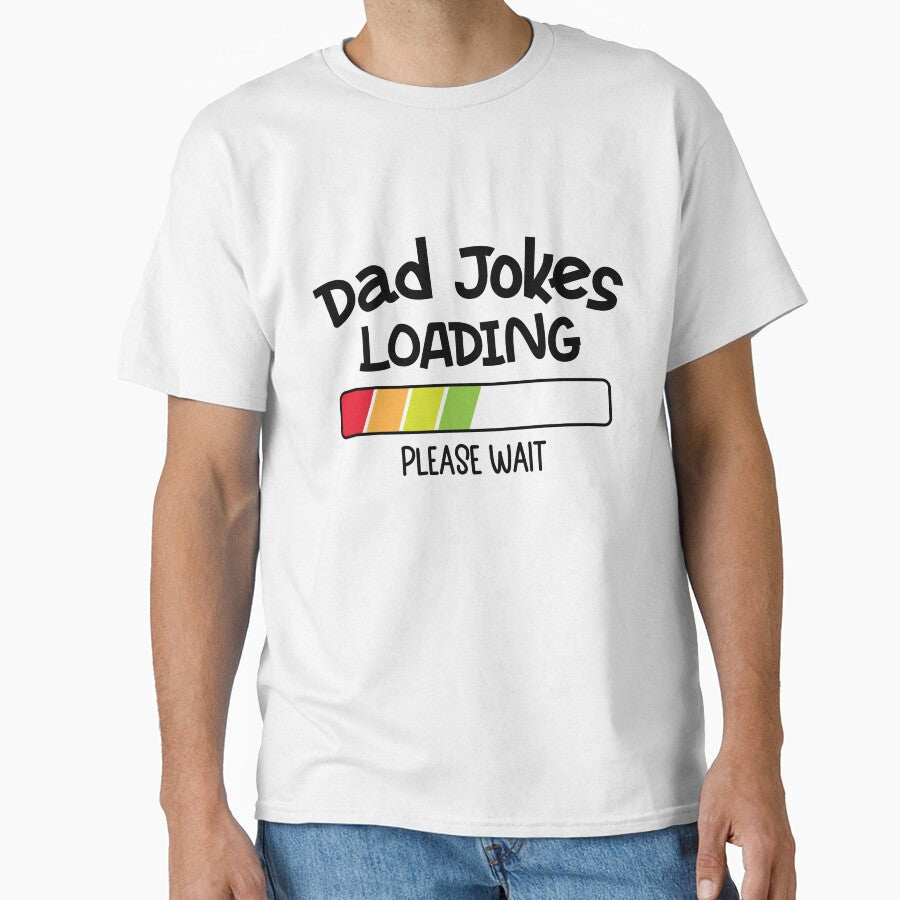 Dad Jokes Loading Please Wait by SnickerTwist Unisex T-shirt, Sweatshirt, Hoodie, Long Sleeve Tee