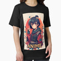 Thoughtful and Serious Anime Girl in Casual Hoodie with Floral and Sunset Background by vespira-motion