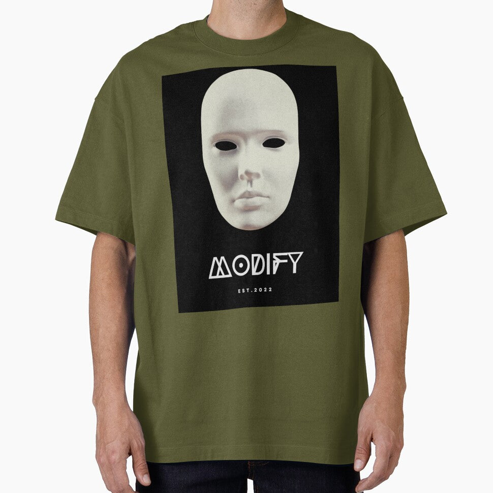 Modern Aesthetic Face Mask by WOLFFOLINS Unisex T-shirt, Sweatshirt, Hoodie, Long Sleeve Tee